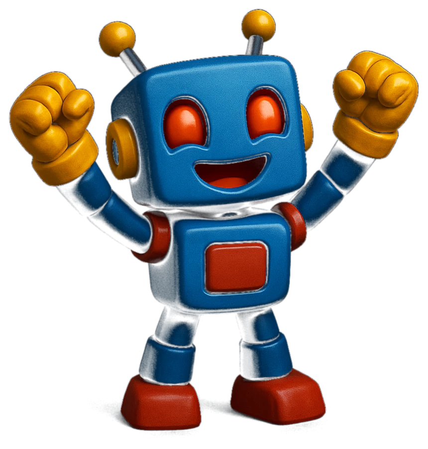 Pixelatron celebrating